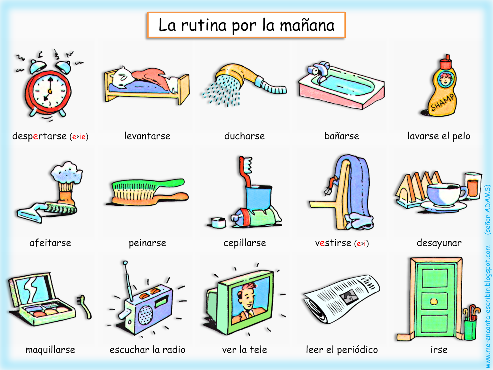 Verbos reflexivos | Spanish