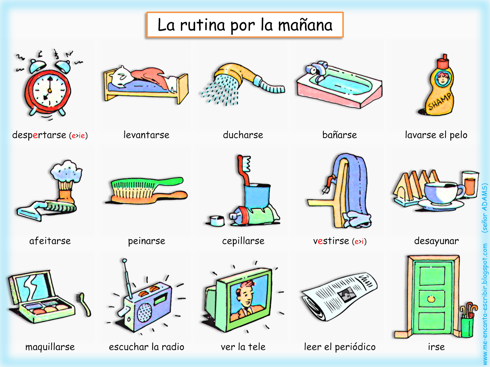 Ejercicios De Verbos Reflexivos Worksheet